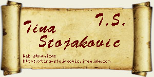Tina Stojaković vizit kartica